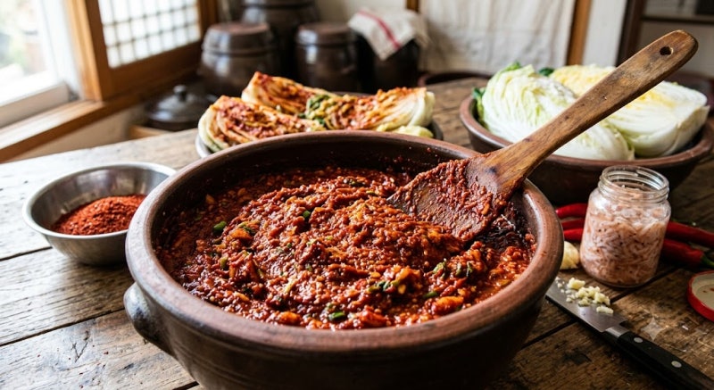 김장양념 20포기, 30포기, 50포기 재료 양 계산표