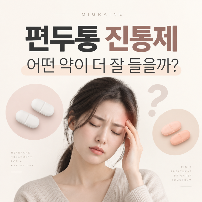 편두통에 타이레놀과 소염진통제, 어떤 약이 더 잘 들을까요?