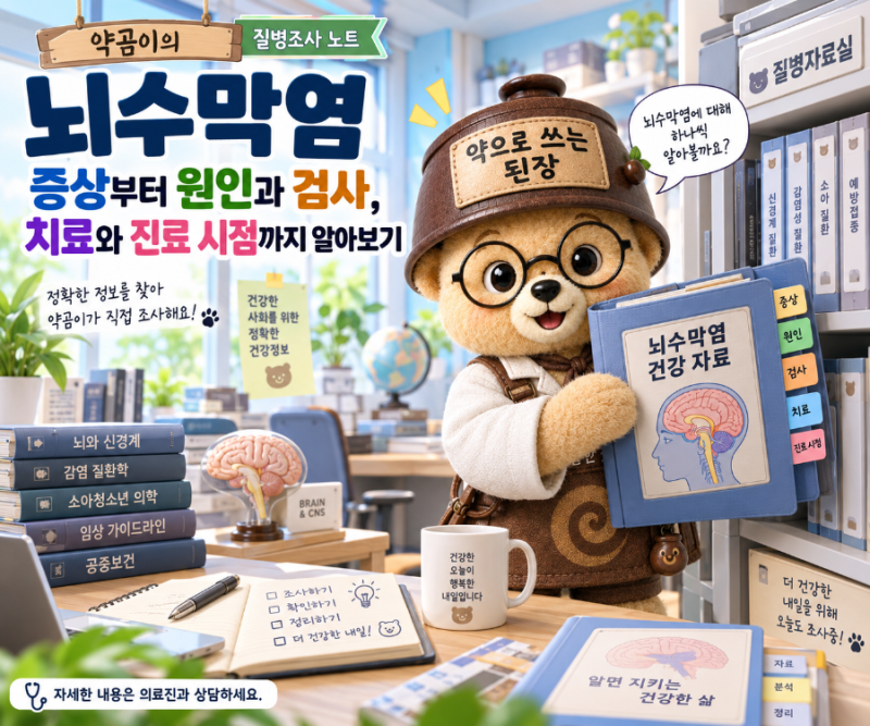 뇌수막염 증상부터 원인과 검사, 치료와 진료 시점까지 알아보기