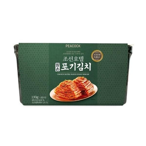 피코크 조선호텔 특제육수 포기김치 1kg 1만2980원, 떨어지면 큰일 나는 냉장고 쟁여템
