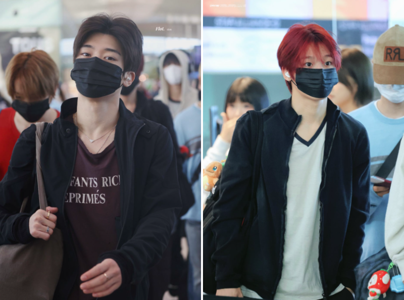 NCT WISH 엔시티 위시 시온&리쿠 공항 패션 아우터 알아보기 /  #언더마이카 자켓 넥 집업