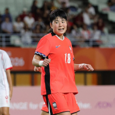"김민지 미친 해트트릭 폭발!" 한국 여자축구, 아시안게임 1차전 미얀마 5-0 무자비한 대파… ....