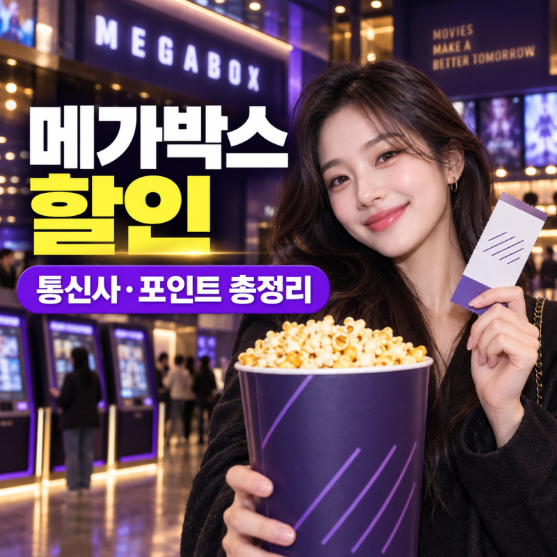 메가박스 할인 세일 총정리, 통신사부터 포인트, 카드 혜택까지