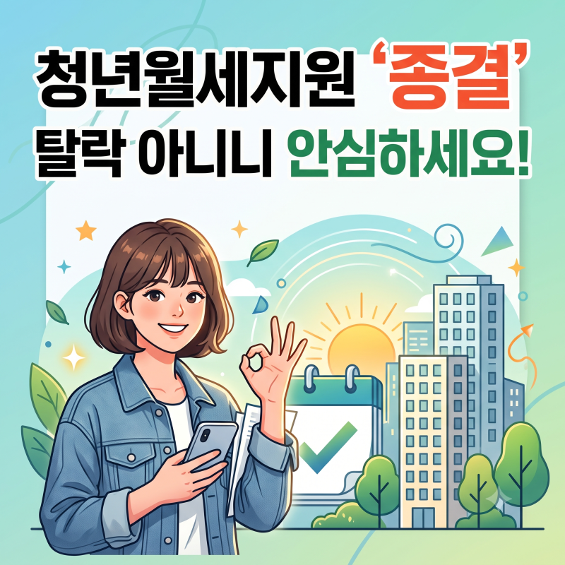 복지로 청년월세지원 결과 확인법 총정리 | '종결' 떴다면 탈락일까?