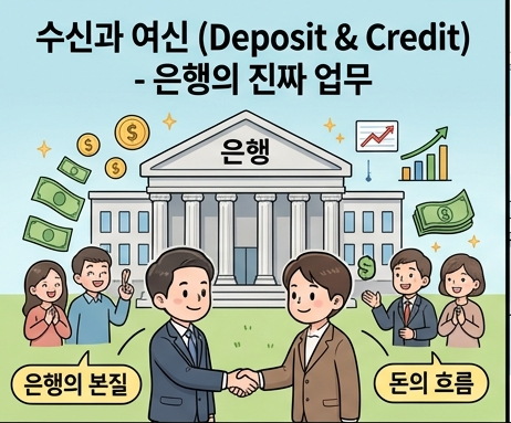 수신 여신 뜻, 은행이 진짜로 하는 일은 '이거' 였어요