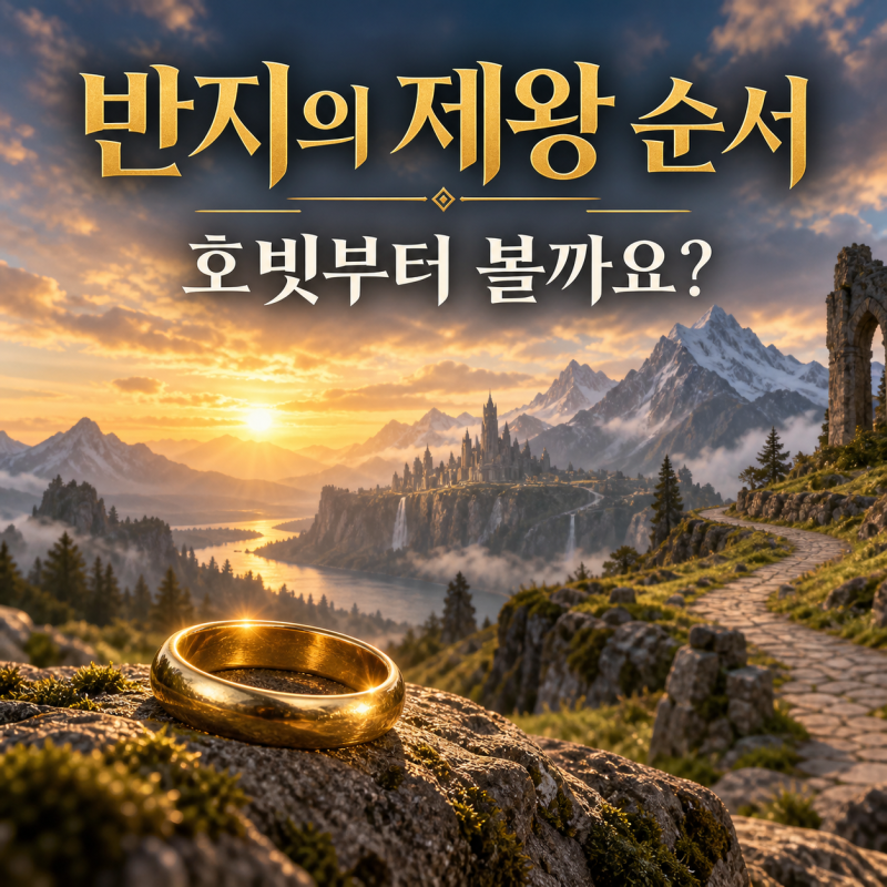 반지의 제왕 개봉 순서와 시간 순서, 6편 정리