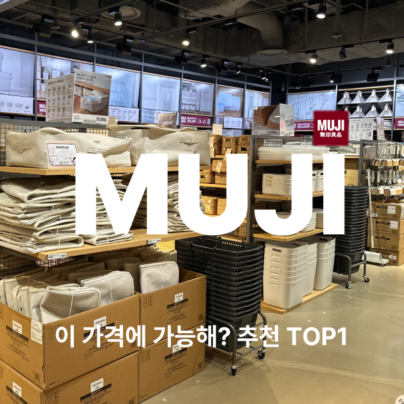 이 가격 맞아? 아는 사람만 아는 고인물의 무인양품 추천템 TOP1