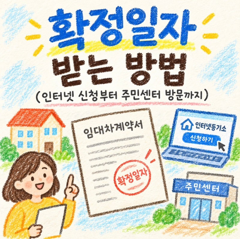 확정일자 받는 방법 총정리｜인터넷 신청부터 주민센터 방문까지