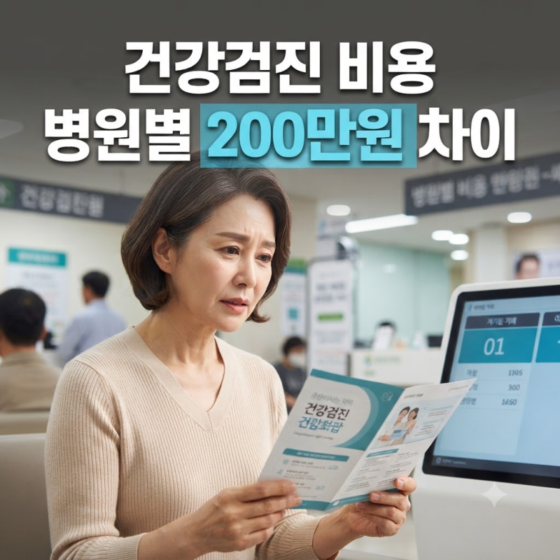 종합건강검진 비용 차이와 병원별 결제 방법 총정리 (수면내시경 추가금까지)