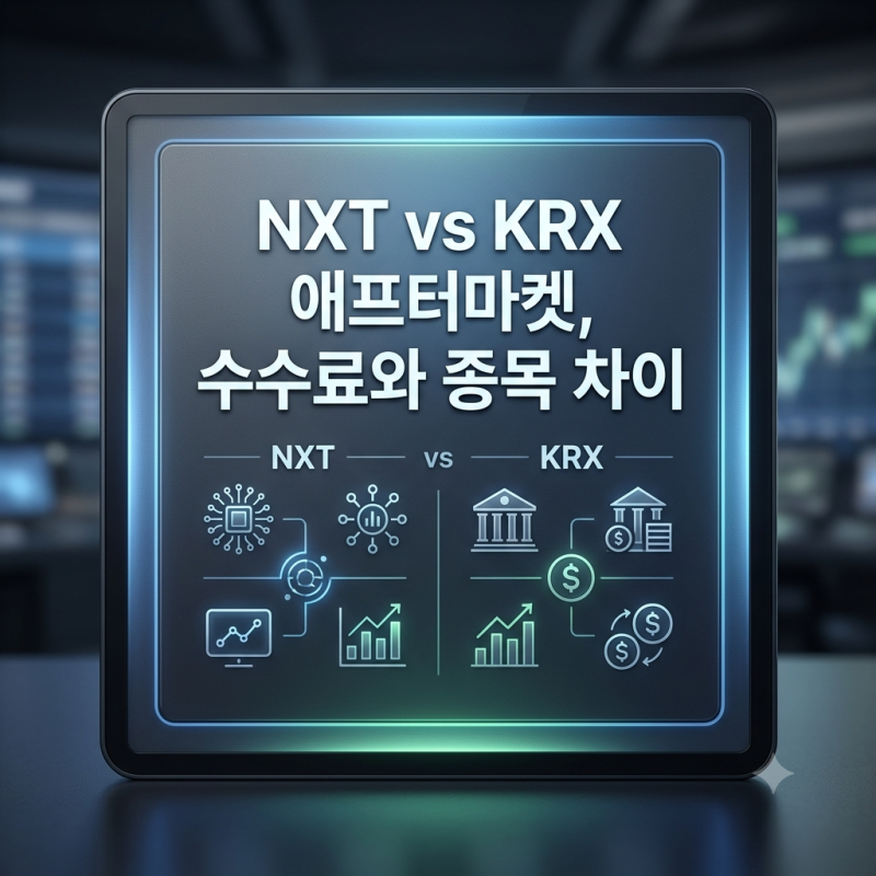 KRX 애프터마켓 거래방법 총정리 (+시간외거래, 수수료, 장단점)