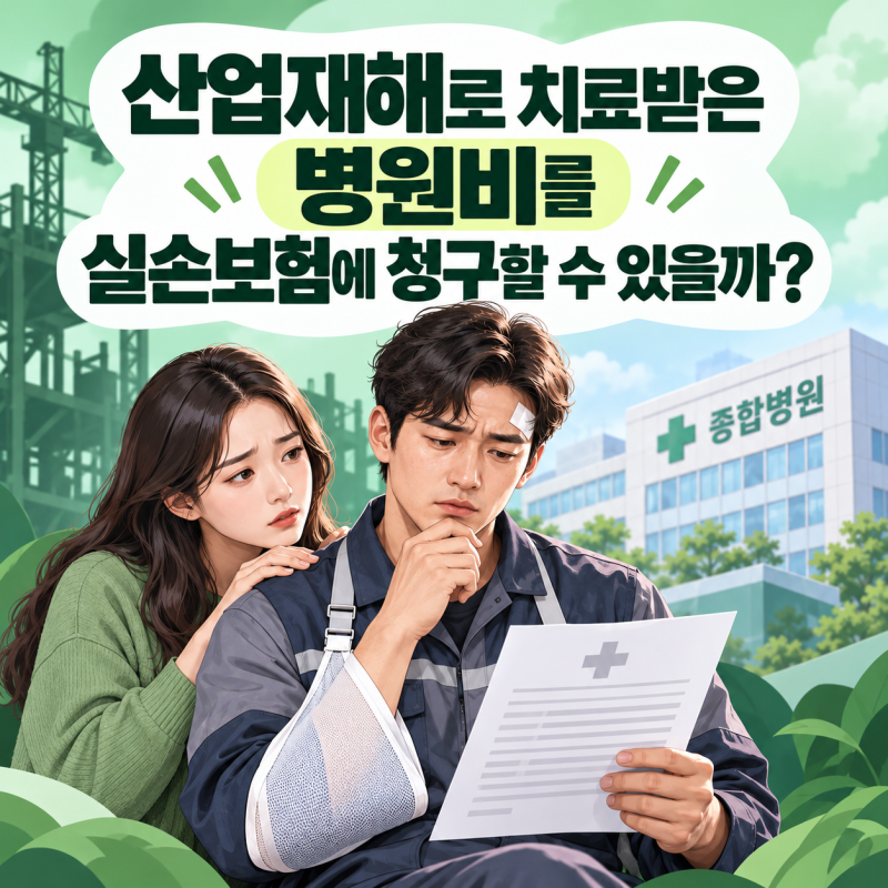 산업재해로 치료받은 병원비를 실손보험에 청구할 수 있을까?