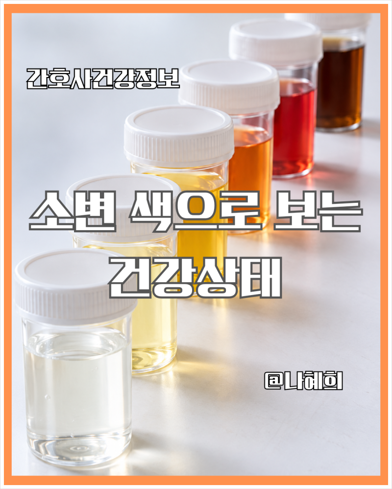 소변 색으로 보는 건강, 빨갛거나 갈색이라면 괜찮을까요?
