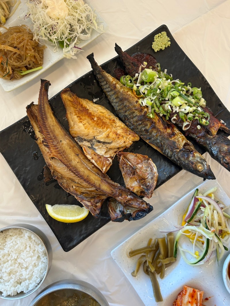 부산기장 국립과학관 근처 생선구이 맛집, 오복식당