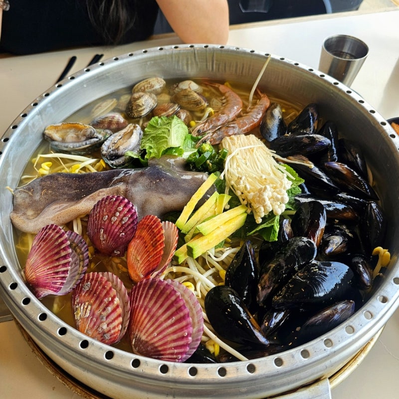 부산 송도 맛집 조개대교 조개왕창칼국수 후기