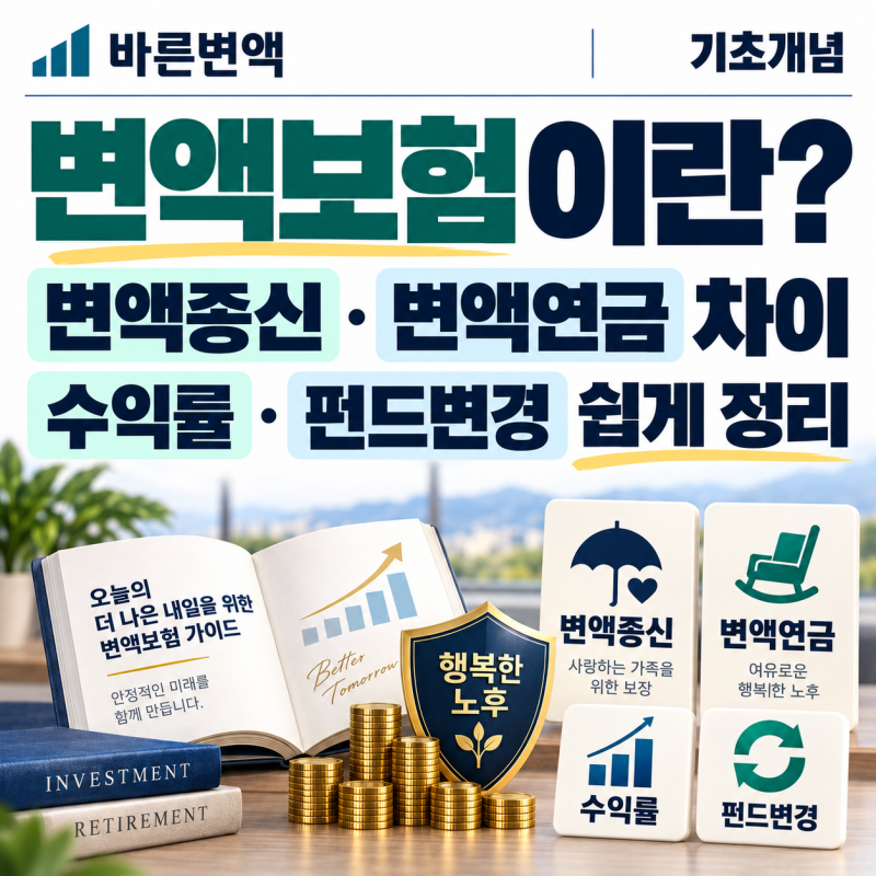 변액보험이란?｜변액종신·변액연금 차이부터 수익률·펀드변경까지 쉽게 정리