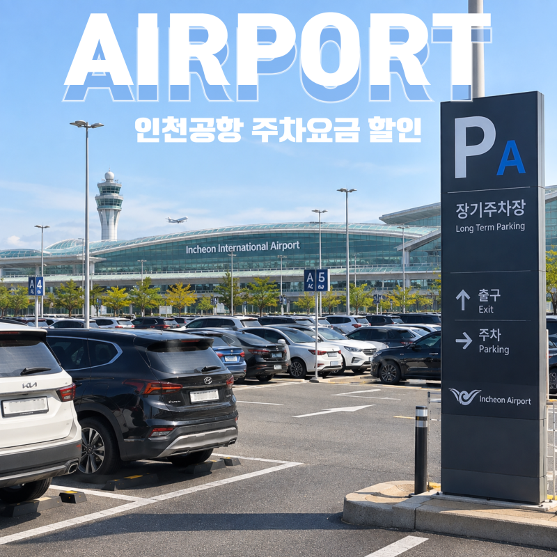인천공항 주차요금 할인 방법 정리, 경차·다자녀·저공해차량 확인