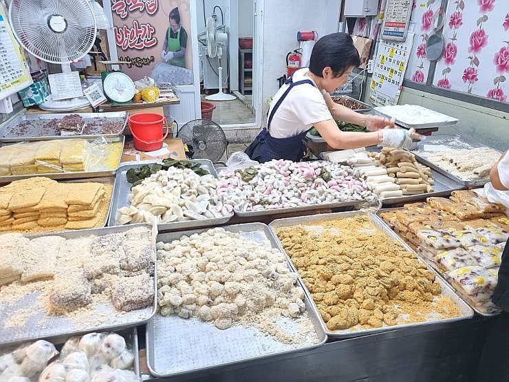 부산나들이구포시장구경,제일떡방앗간,이동규통통김밥,통통호떡