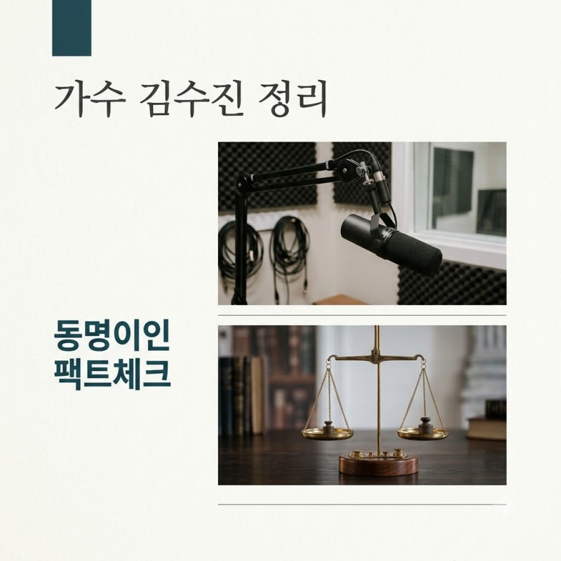 가수 김수진 프로필 동명이인 정보 및 최근 이슈 팩트 체크