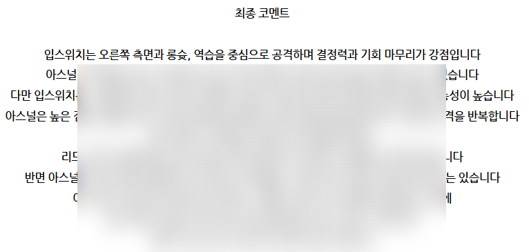 잉글랜드리그컵 입스위치vs아스날 해외축구분석