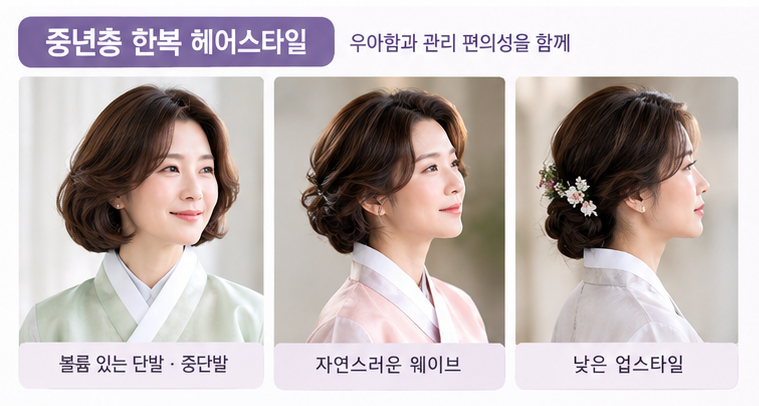 2026 추석 한복 헤어스타일 총정리｜여자·남자·아이·중년에게 잘 어울리는 머리!