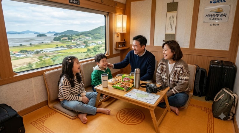 (실제 후기) 서해금빛열차 온돌마루 명당창가석 가격부터 뷰까지 총정리