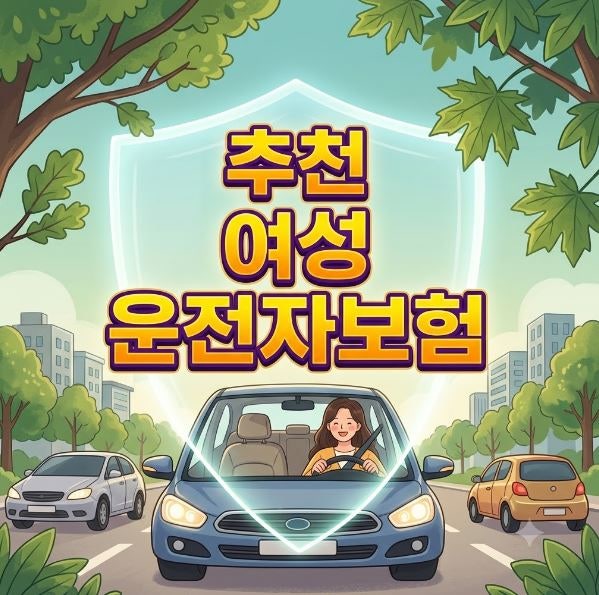 초보 여자 운전자에게 알맞는 운전자보험 추천 (30대 여성)