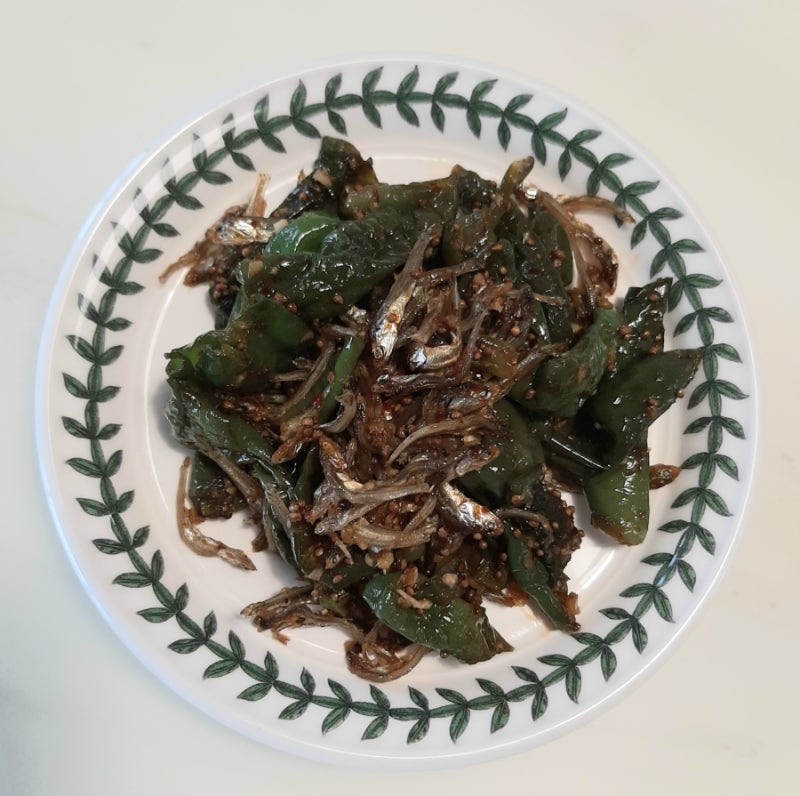 꽈리고추 멸치볶음 맛있게 만드는법 (재래시장 꽈리고추 & 들깨가루 볶음 팁)