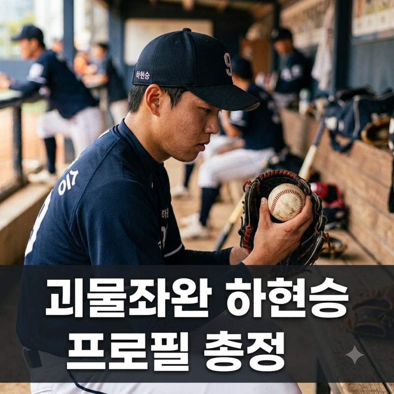 하현승 프로필 40억 양키스 거절한 부산고 괴물 좌완의 선택