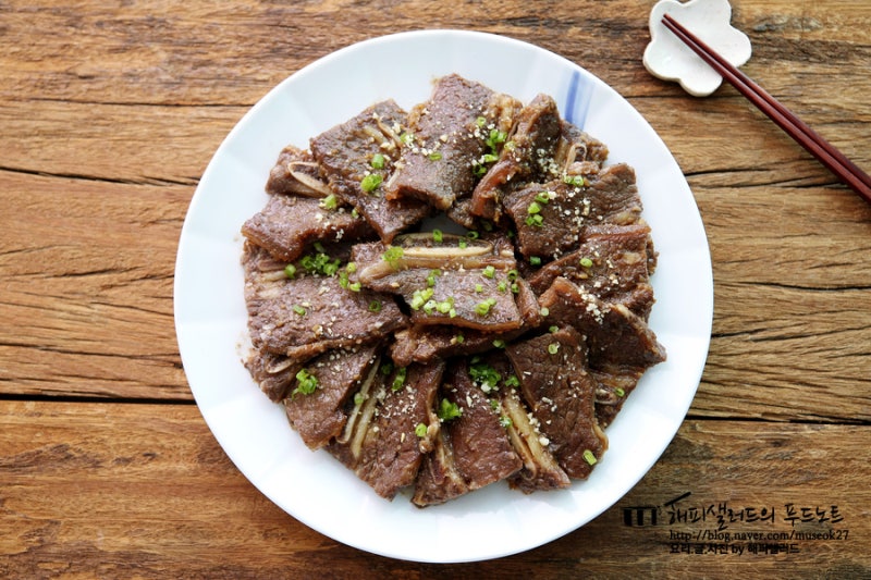 la갈비구이 만드는법 LA갈비 재는법 양념장 핏물빼기