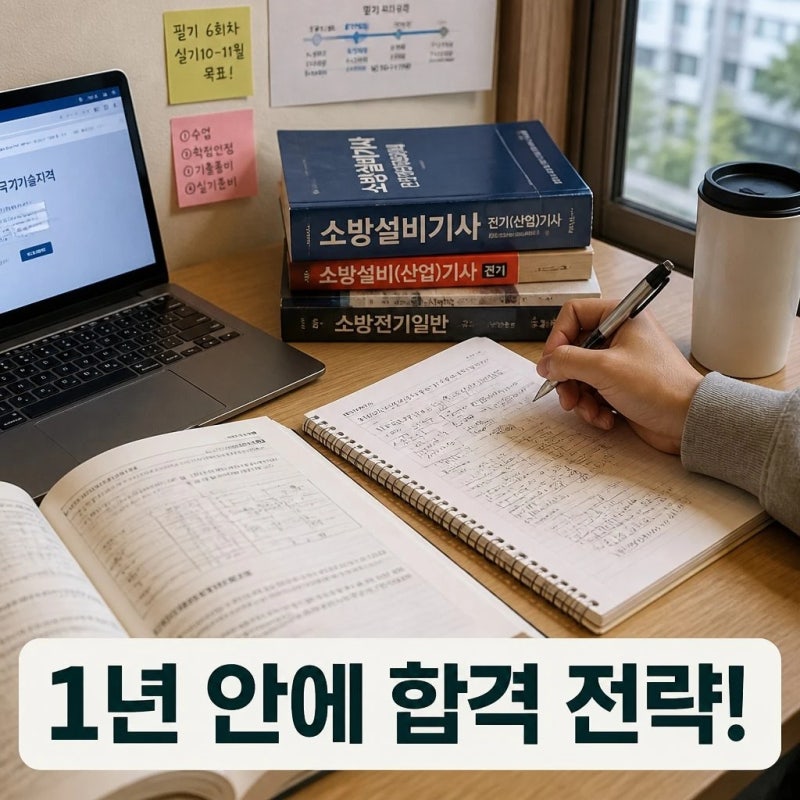 소방설비산업기사 전기 응시자격, 1년 안에 필기·실기까지 준비한 순서