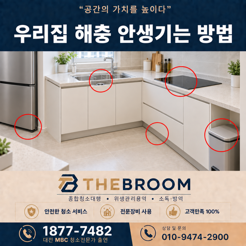우리집 해충 안생기는 방법 청소와 생활 습관으로 예방하기