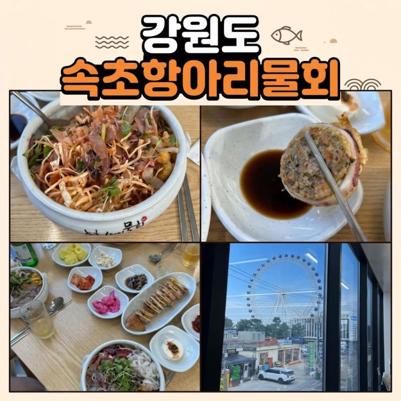 5년만에 다시 찾아온 속초항아리물회 식사 후기 오징어순대까지