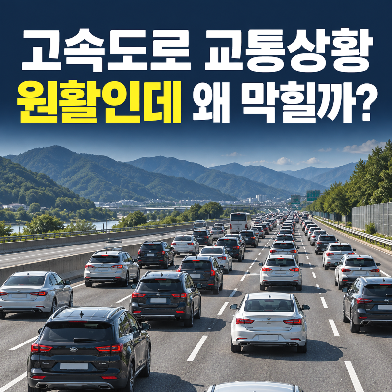 고속도로 교통상황, ‘원활’인데 왜 막힐까? CCTV로 앞 구간 보는 법