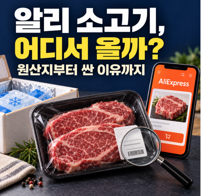 알리에서 파는 소고기는 어디서 올까? 원산지부터 싼 이유까지