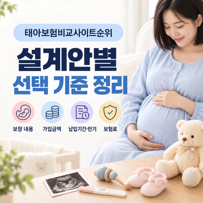 태아보험비교사이트순위 설계안별 선택 기준 정리