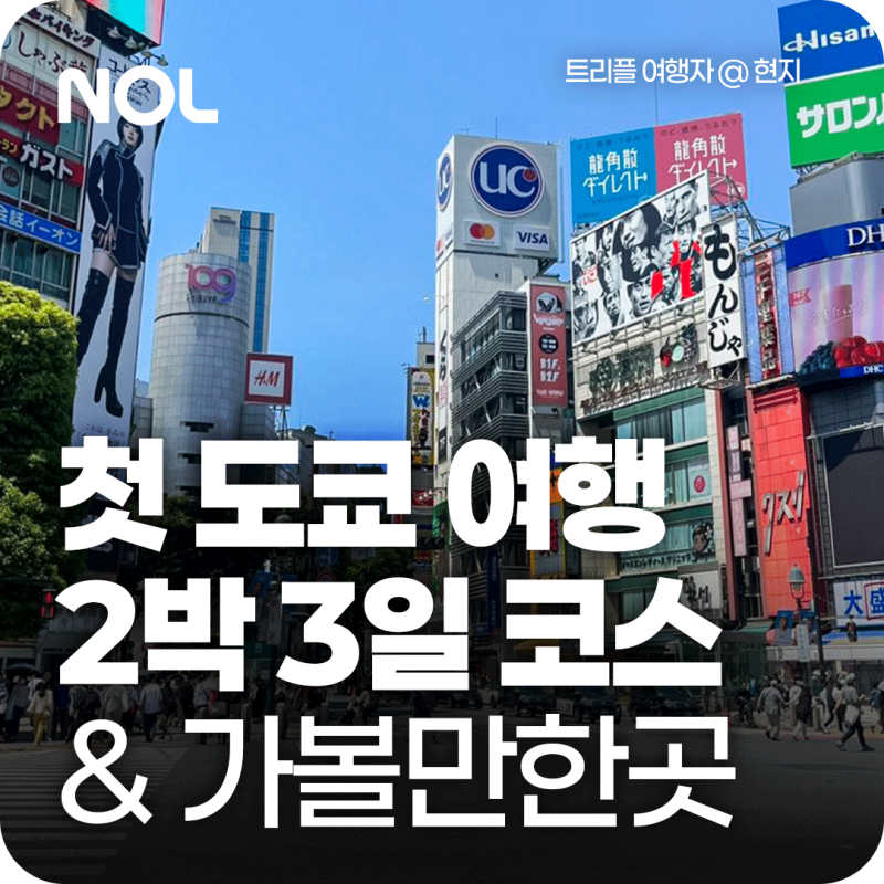 도쿄 가볼만한곳 2박 3일 여행 코스로 총정리