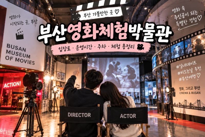 부산영화체험박물관 입장료·운영시간·주차 총정리