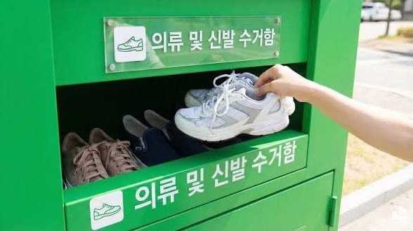 신발 분리수거, 재질이 아니라 상태로 갈리는 거예요