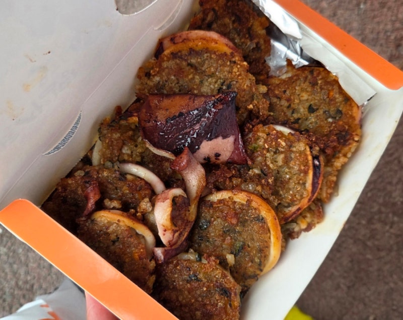 강릉 중앙시장 강릉 사임당 오징어 순대 식감천재 누룽지 오징어 순대 후기
