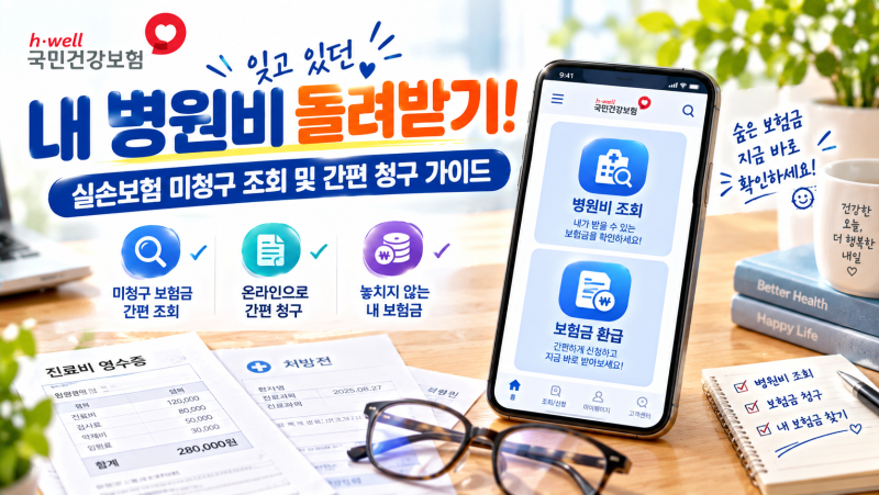 [경제절약 생활정보 - 잠자는 내 돈 찾기! ] - 2 "실손보험 미청구 병원비 조회 및 3년 지나기 ....