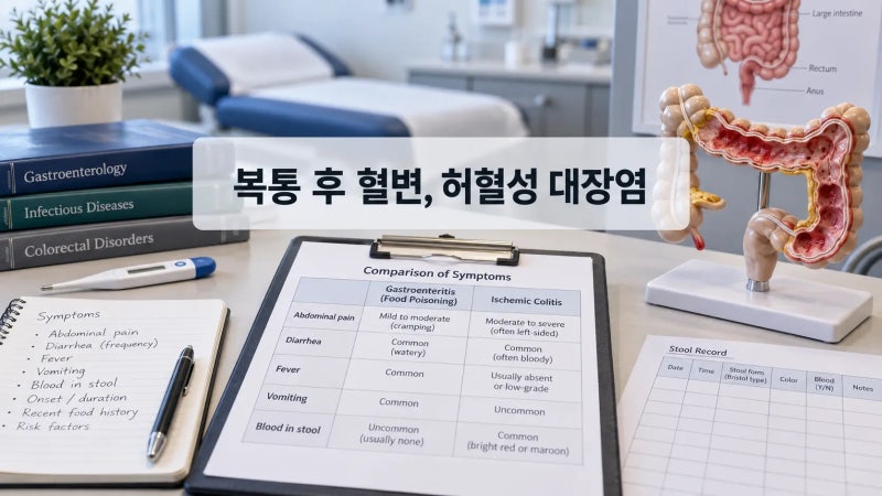 설사 후 선홍색 피, 장염 아닐 수도? 허혈성 대장염 구별법