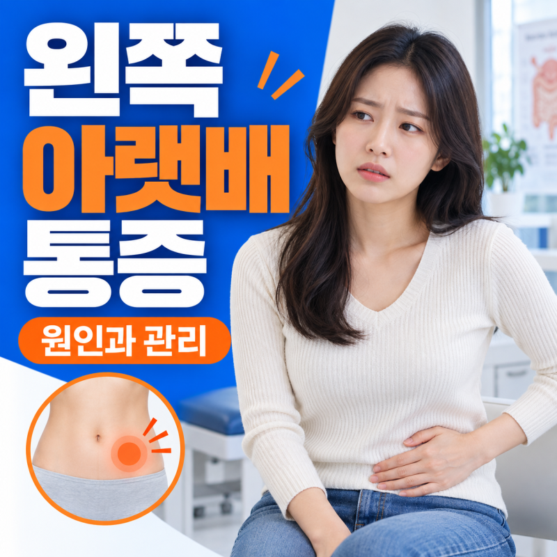 왼쪽 아랫배 통증이 나타날 때 확인해야 할 주요 원인과 관리법
