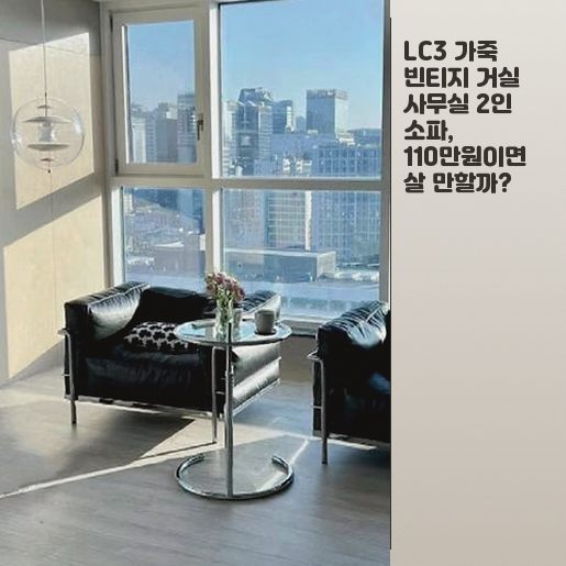 LC3 가죽 소파, 2인용으로 구매 전 꼭 봐야 할 것