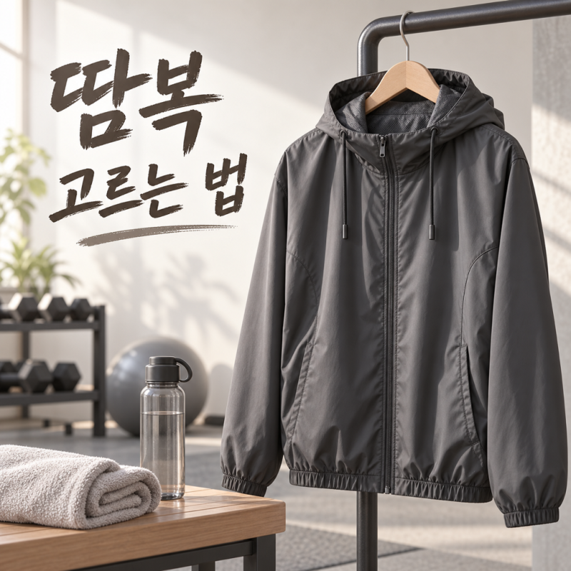 "체중 2.79킬로그램의 진실" 땀복 고르는 기준과 유산소운동효과