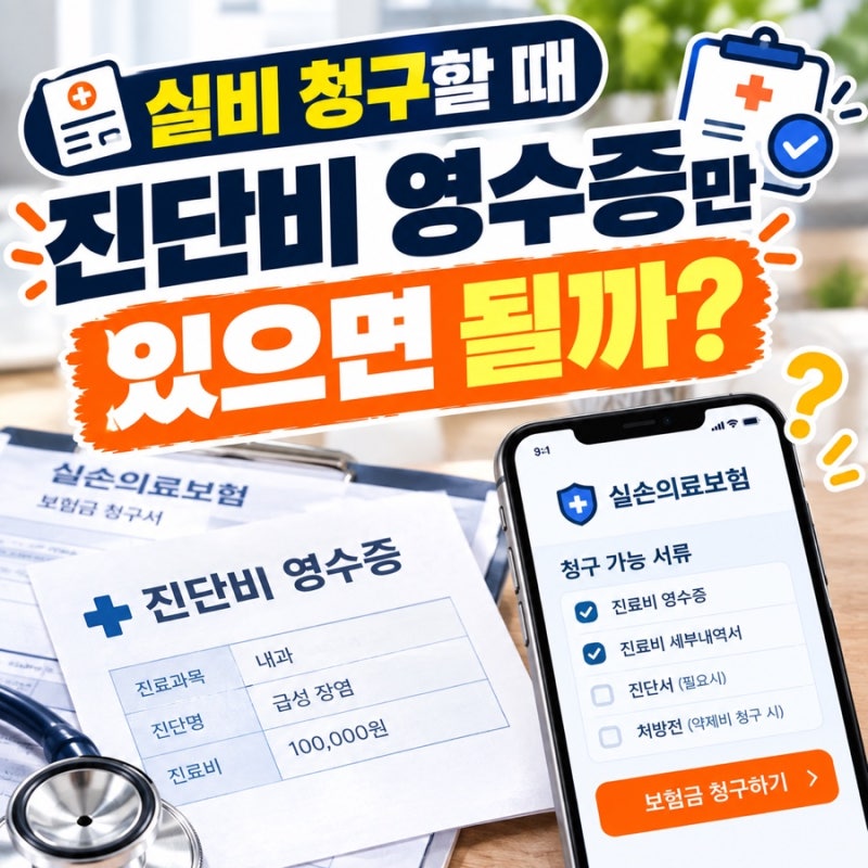 병원비 실비 청구할 때 필요한 서류 총정리｜진료비 영수증만 있으면 될까?