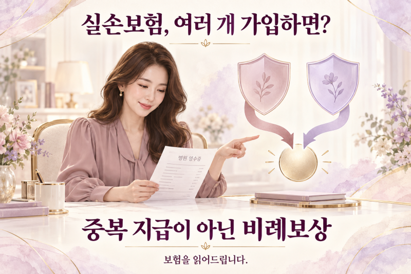 실손보험 여러 개 가입하면 중복 지급될까?