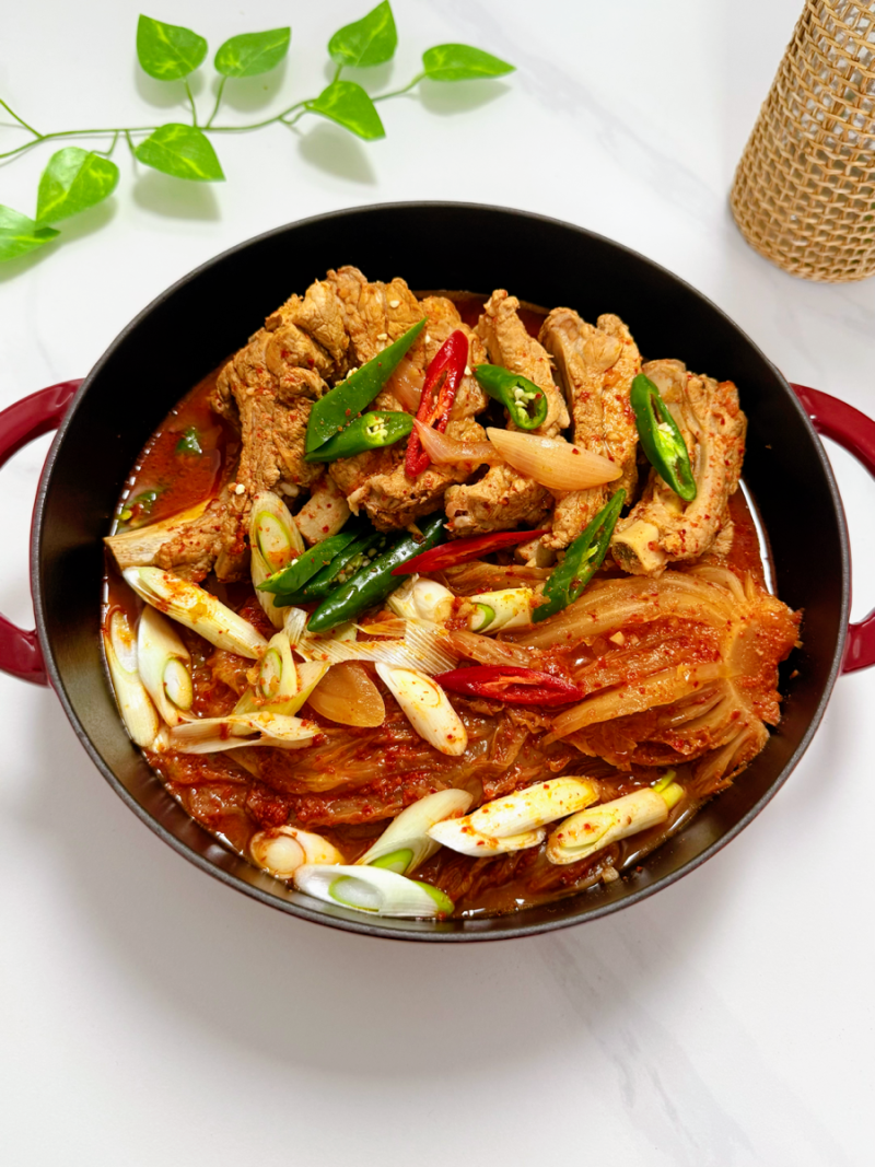 묵은지 등갈비찜 레시피 돼지등갈비 핏물 빼기 김치찜 만드는 법