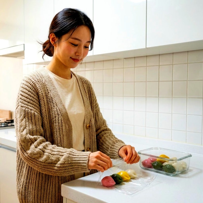 추석 남은 송편·전 보관, 하루 만에 떡이 굳었어요｜한 번 먹을 만큼 소분 ✨