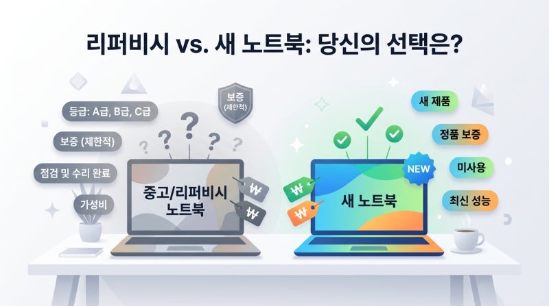 리퍼노트북, 사도 되는 사람과 새 제품이 맞는 사람