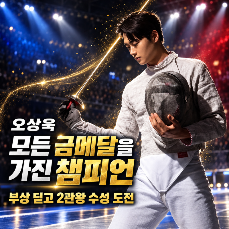 오상욱 아시안게임 경기 일정·출전 종목｜허리 부상 딛고 2회 연속 2관왕 도전